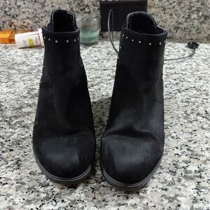 Elegant Black Ankle Boots size 11 Foe Women No Box
